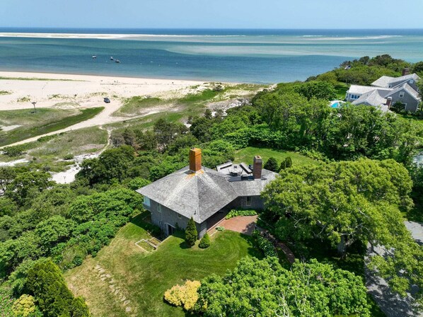 Exterior - Panoramic Water Views w/ Private Beach! (Chatham)