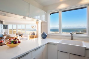 Fridge, microwave, oven, stovetop - Panoramic Water Views w/ Private Beach! (Chatham)
