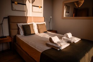 1 slaapkamer, een bureau, een strijkplank/strijkijzer, wifi