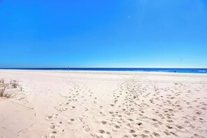 On the beach