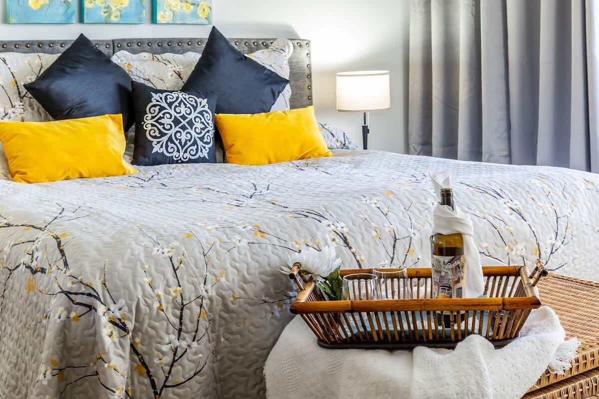 2 makuuhuonetta, silitysrauta/-lauta, ilmainen Wi-Fi, vuodevaatteet