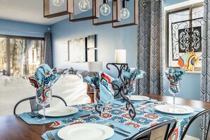 Dining - Just steps from your private patio to the river (Townsend)