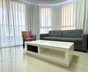 Living area - LOVELY 2BR GOLF RESIDENCE EILAT (Eilat)
