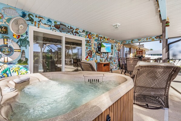 Bubbelpool inomhus