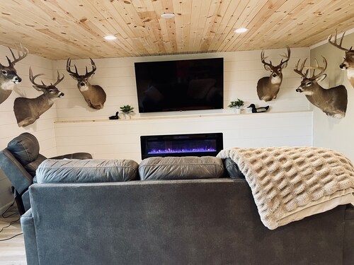 Feel at home in this comfortable getaway steps away from beautiful Memorial Park