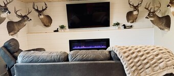 Feel at home in this comfortable getaway steps away from beautiful Memorial Park