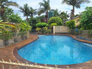 Outdoor private swimming pool