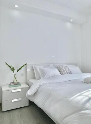 1 bedroom, iron/ironing board, WiFi, bed sheets - Cozy minimalist home in The Nest home located in Kilimani
 (Nairobi)