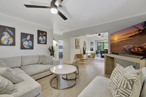 Living area - Wilton Manors Modern Oasis: 2-Bedroom Retreat with Heated Pool/Spa (Wilton Manors)