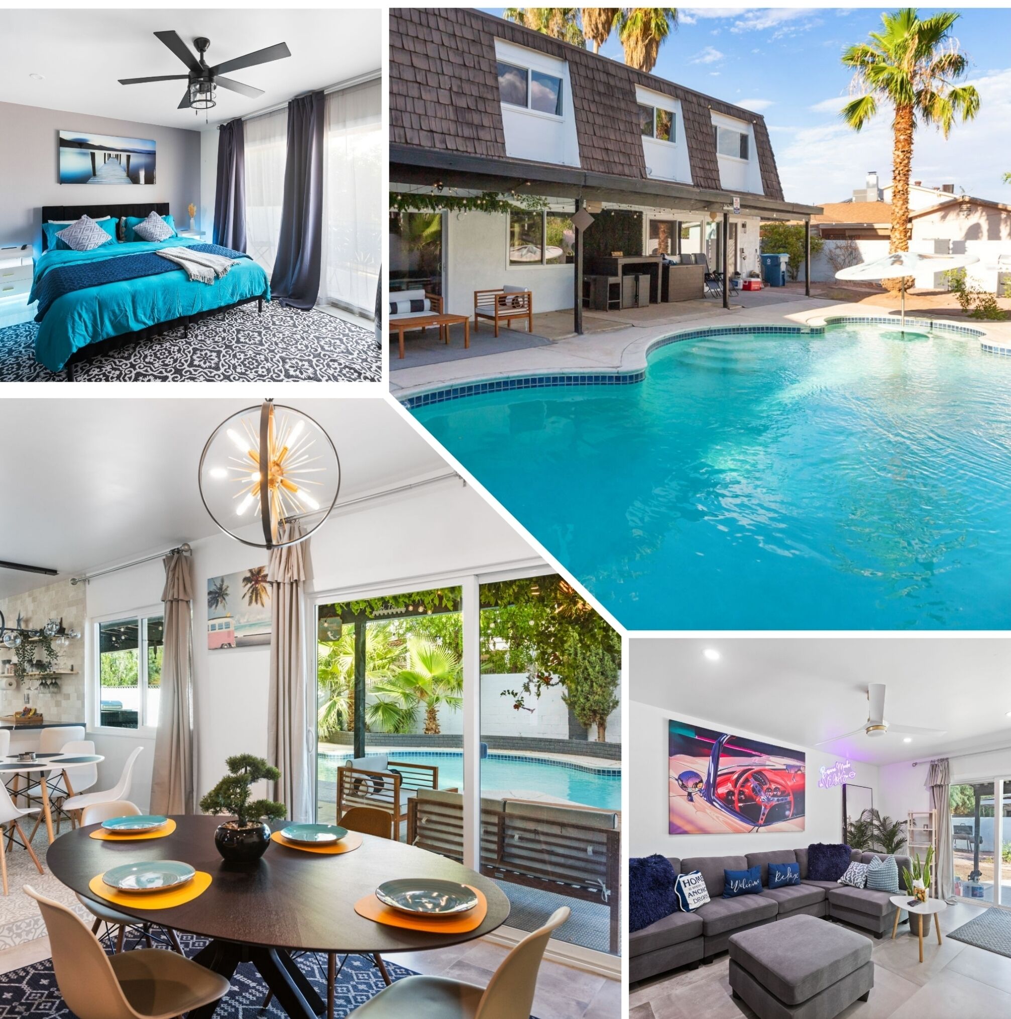 VENICe Villa Home - 8 Min from Strip with pool