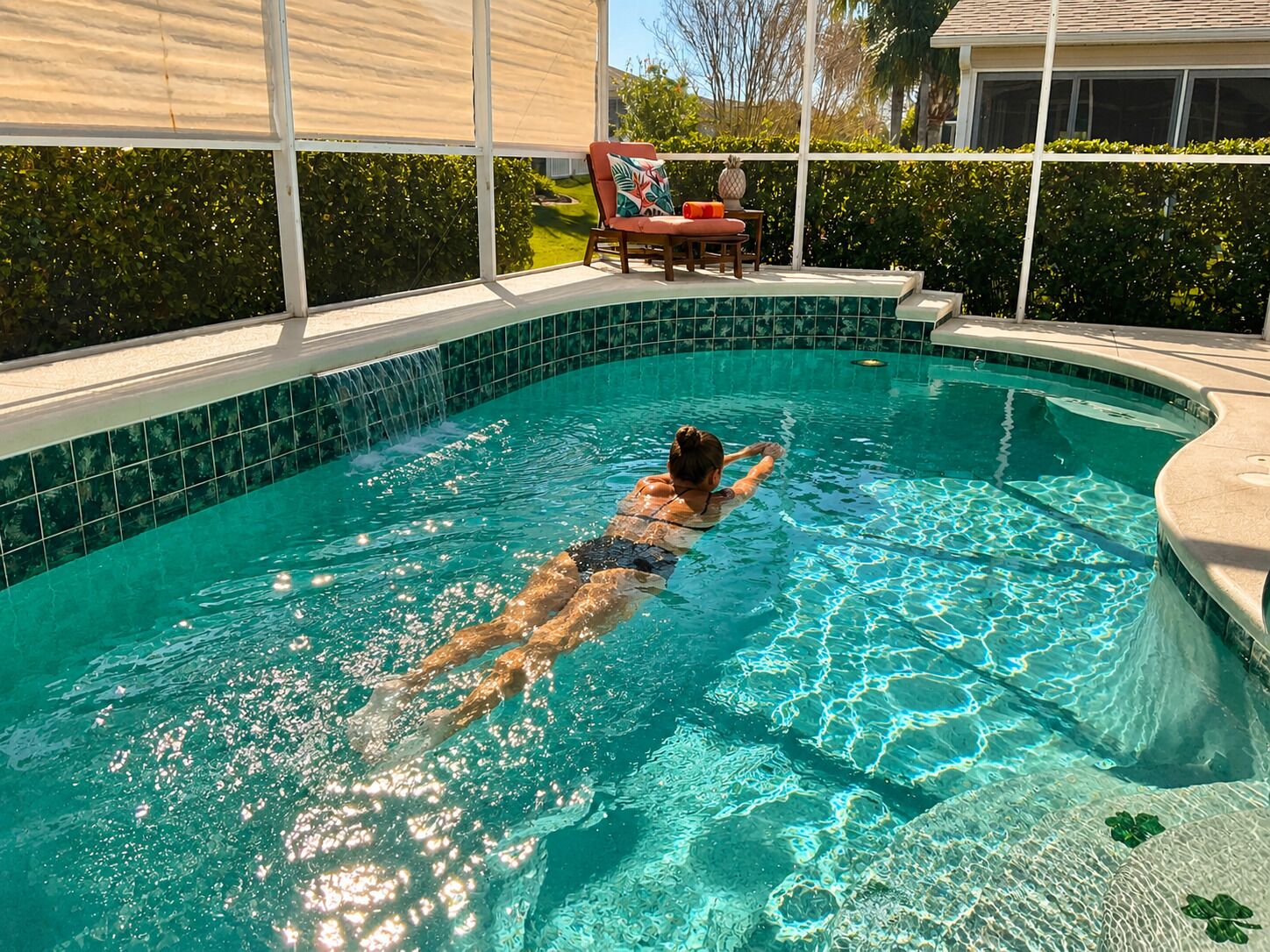 Piscine chauffée