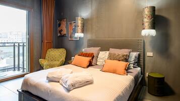 1 Schlafzimmer, Bügeleisen/Bügelbrett, Reisekinderbett, kostenloses WLAN