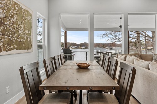 Spectacular, New Waterfront Home.  A Place to Escape and Enjoy Lake Life!