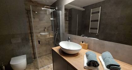 Brand new, luxury apartment with private patio.
Closed, guarded, intimate estate