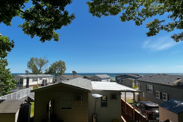 Blick von der Unterkunft