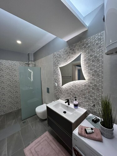 Family size apartment 45 sq.m, 5 min away fto the AGIA BARBARA springs