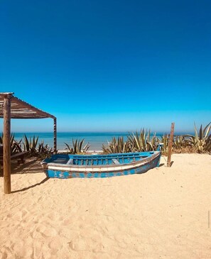 Sun loungers, beach towels