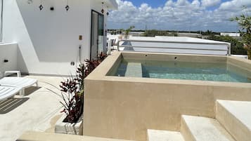 Outdoor banquet area