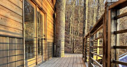 East Tennessee’s first TREEHOUSE! Come stay high in the trees.