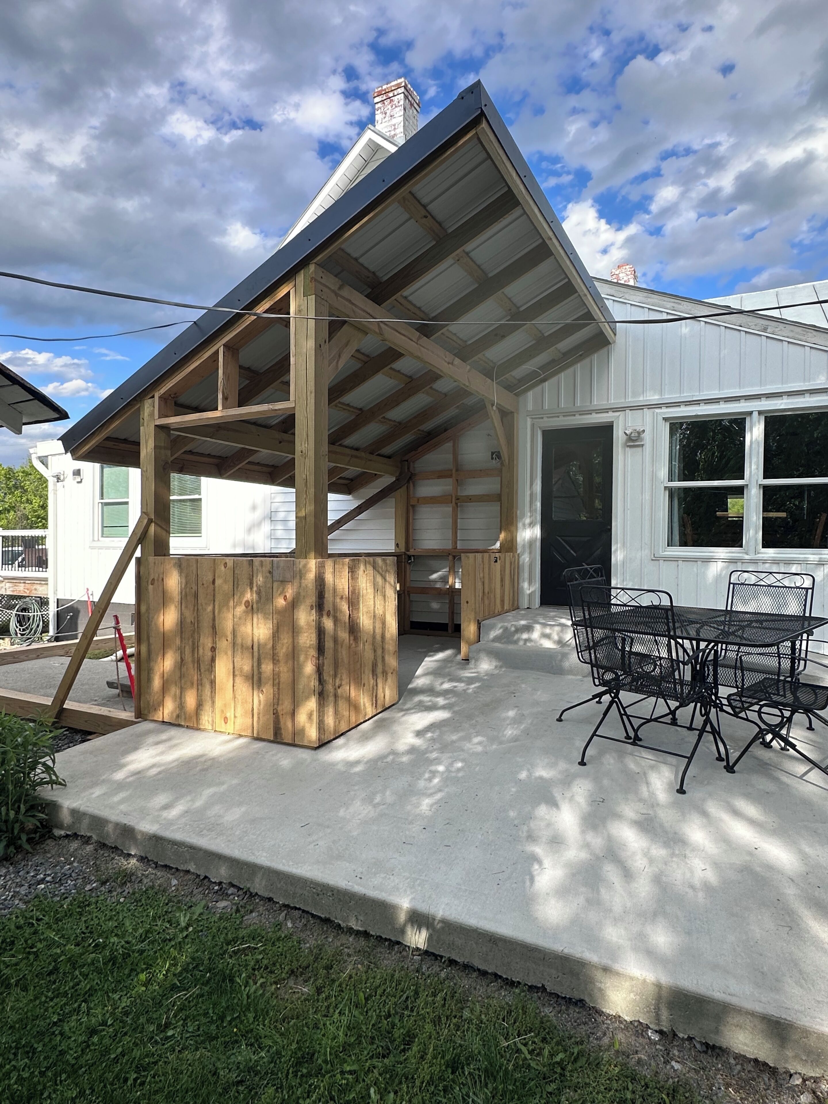 Outside bar will be complete soon but fully usable now. Come enjoy!