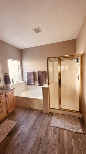 Hair dryer, towels, soap, toilet paper - Clear Water Oasis
(Surprise)
