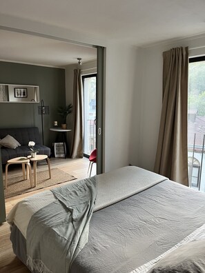 1 Schlafzimmer, schallisolierte Zimmer, Bügeleisen/Bügelbrett, WLAN