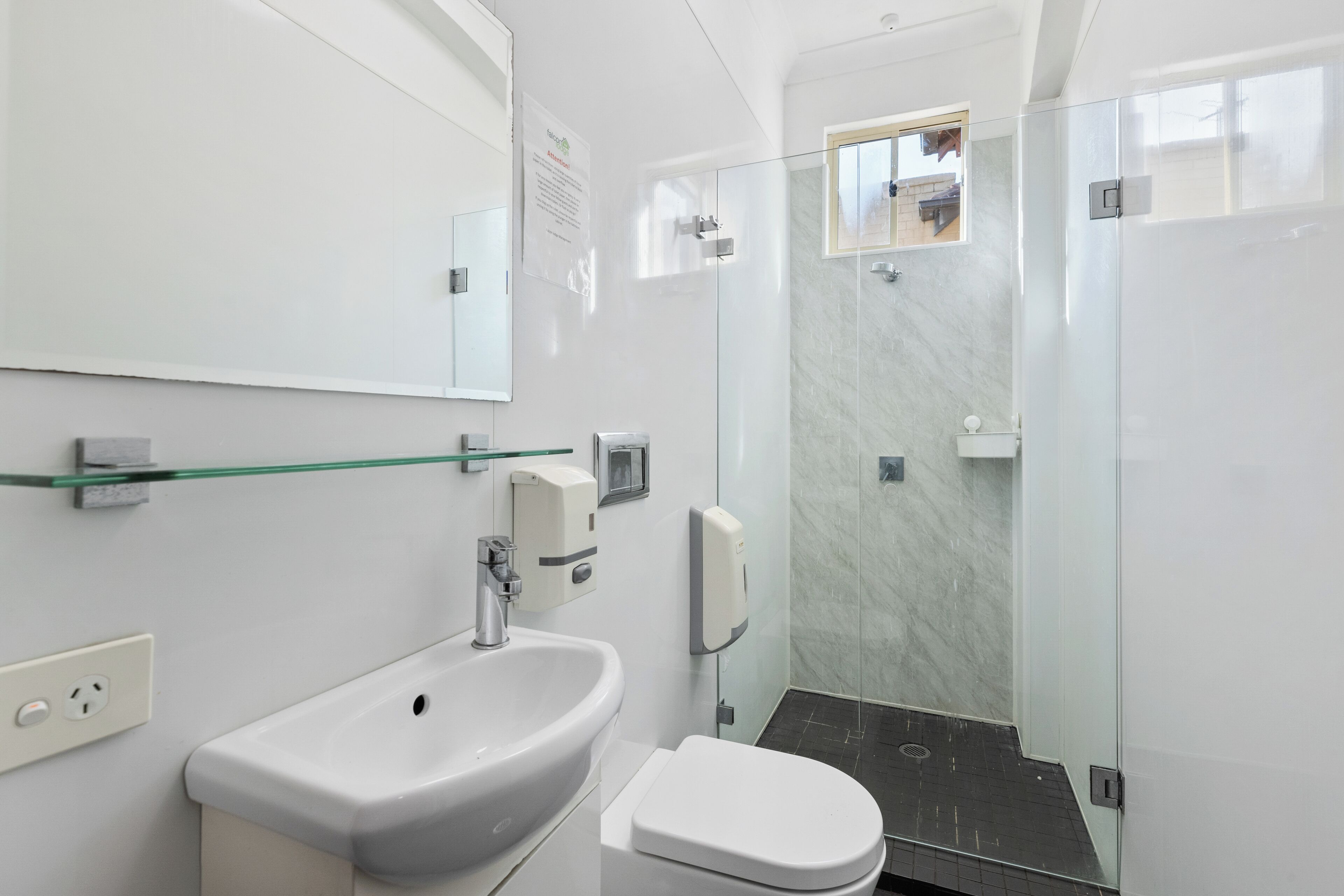 Shared bathroom