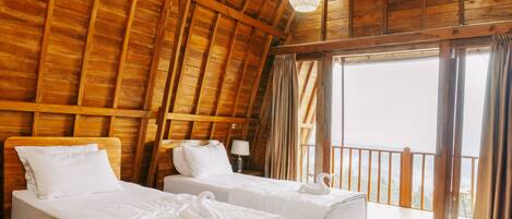 豪華別墅, 1 間臥室 | 1 間睡房、防敏寢具、房內夾萬、書桌