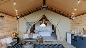 Tienda de campaña de lujo (Safari Villa - Pinot) | Área de sala de estar