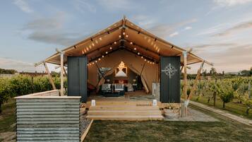 Overnatningsstedets facade