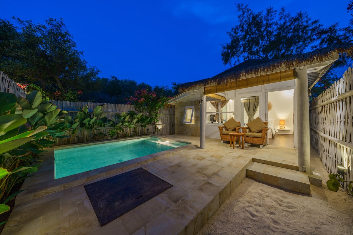 Villa Deluxe, 1 chambre, piscine privée | Terrasse/Patio