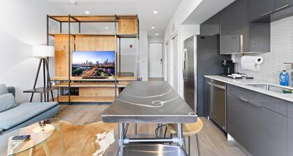 Prime East Downtown Studio w gym Washer Dryer