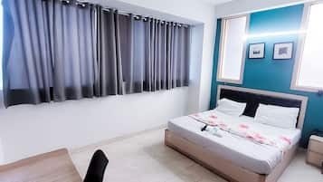 Habitación doble Deluxe | Escritorio, insonorización y wifi gratis