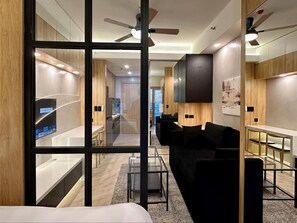 1 غرفة نوم ومكتب ومكواة/لوح كي وواي فاي مجانًا