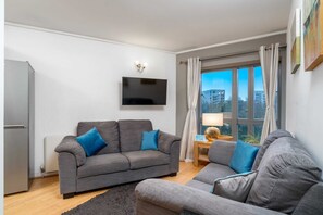 Apartamento básico | Zona de estar | Una televisión