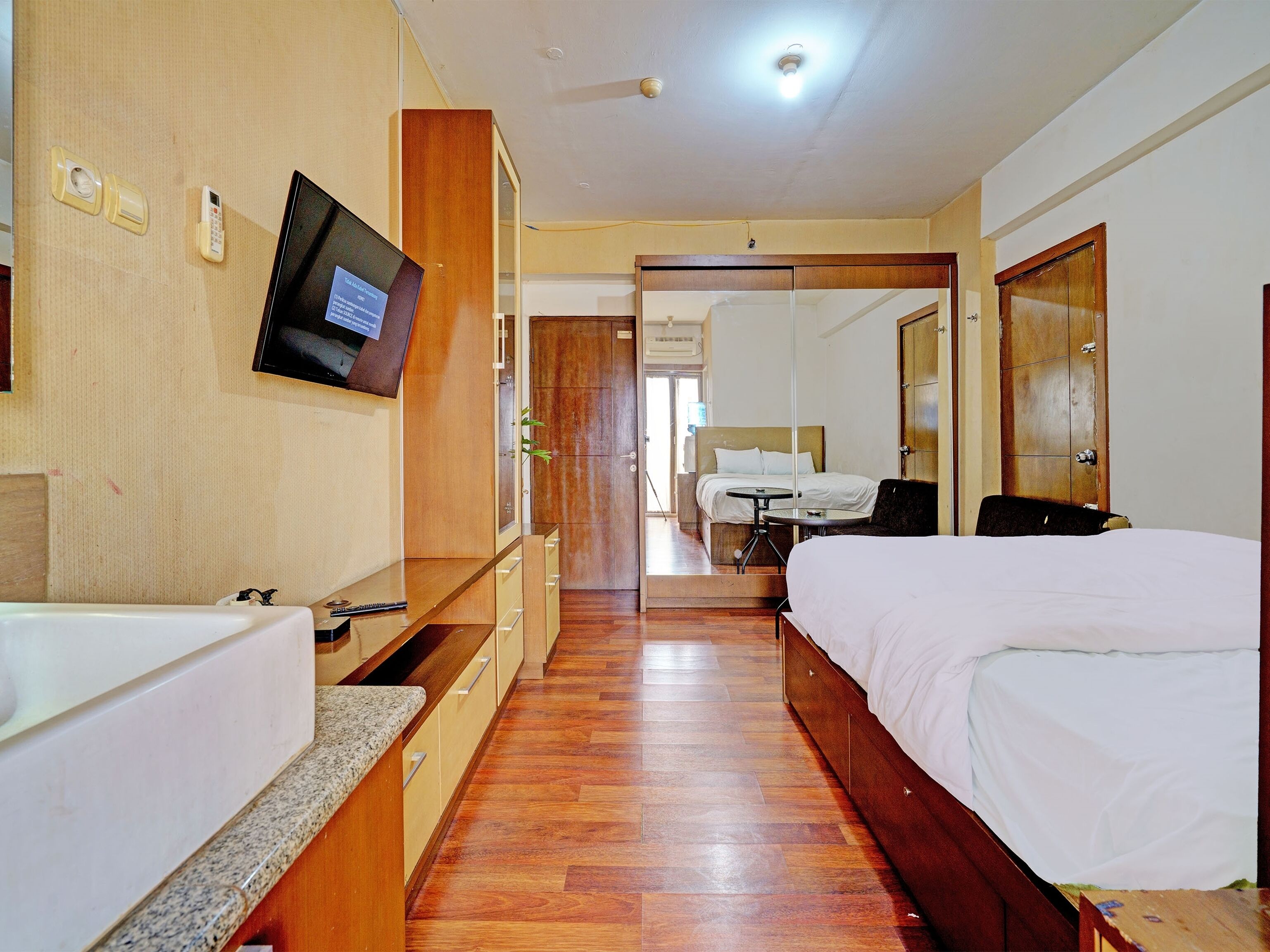 豪華雙人房 | 書桌、免費無線上網、床單