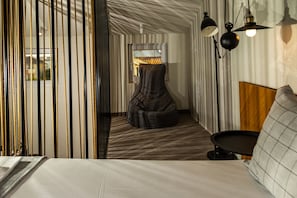 Perhehuoneisto | Yksilöllisesti sisustettu, vauvan matkasänky, ilmainen Wi-Fi
