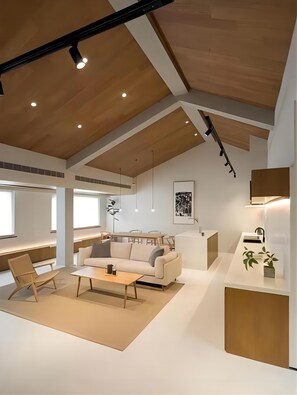 Suite ejecutiva | Área de sala de estar | Televisión LED 