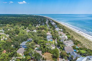 منظر من الجو على ارتفاع عالٍ