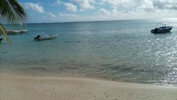 Sun-loungers, beach towels