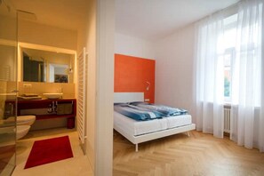 1 soverom, strykejern/-brett, wi-fi og sengetøy