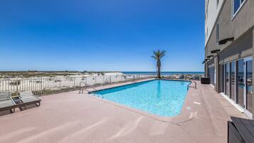 Indoor pool, outdoor pool