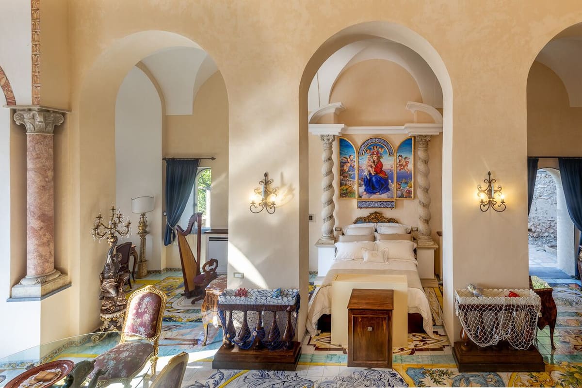 Quarto presidencial, vista para o mar | 1 quarto, roupas de cama premium, edredons de pluma
