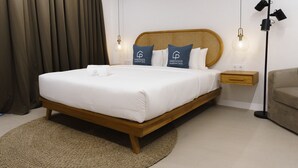 Villa – exclusive, 2 soverom, privat basseng | 2 soverom, safe på rommet, skrivebord og skrivebord for bærbar PC