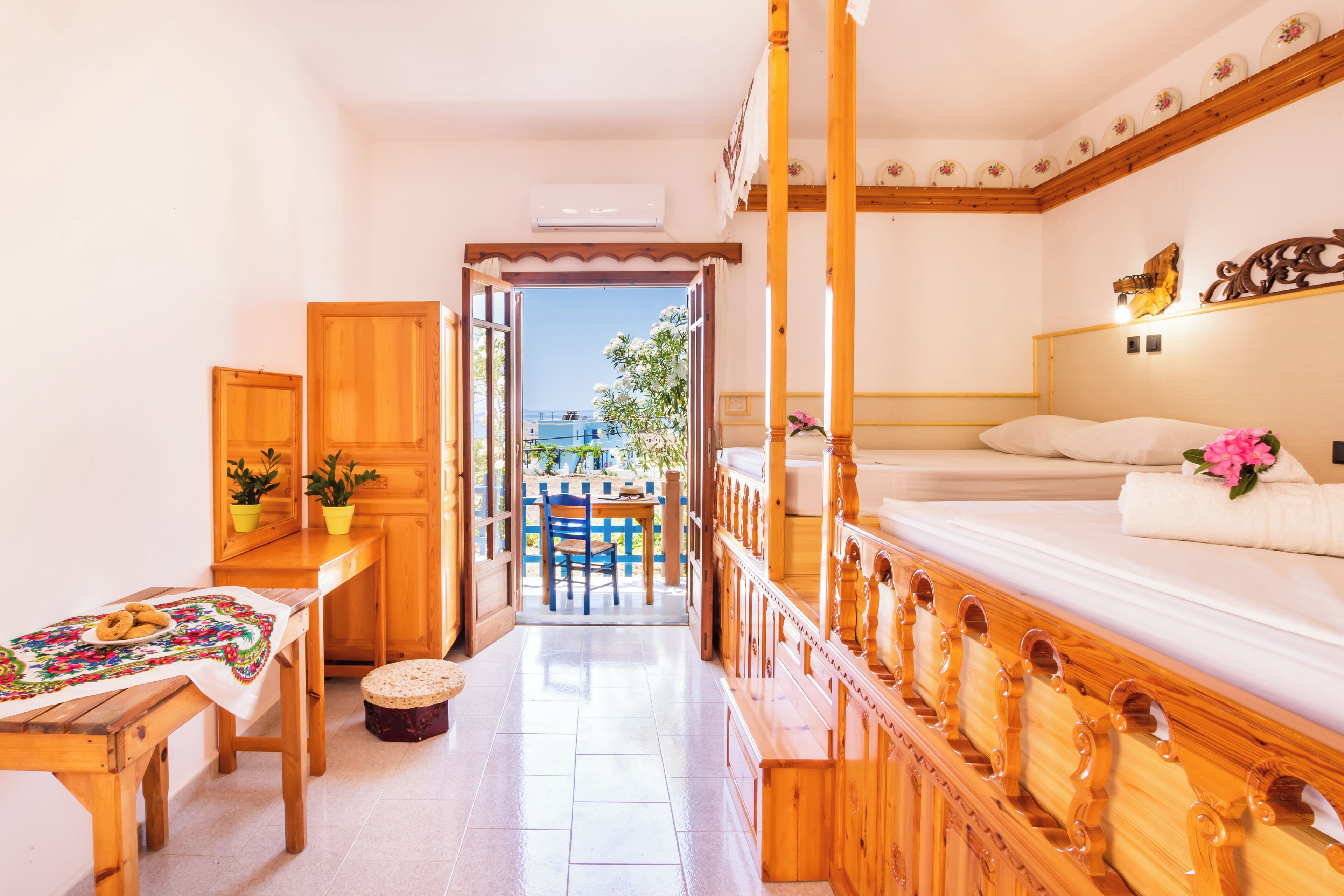 Standaard kamer, uitzicht op zee | 1 slaapkamer, gratis wifi