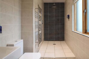 Shower, hair dryer