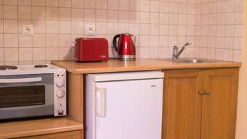 Duplex | Private kitchen | Mini-fridge, stovetop, electric kettle, cookware/dishes/utensils
