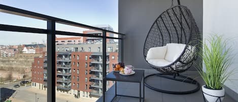 Comfort Apartment, Balcony, City View | Terrace/patio