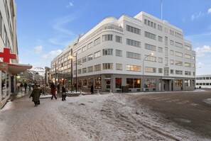 Overnatningsstedets facade