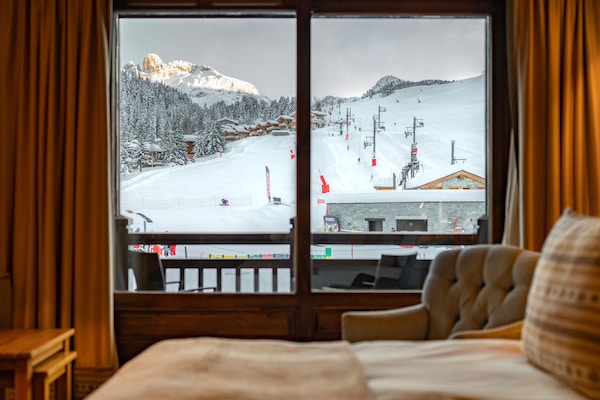 Chambre double avec Balcon et Vue Piste | Vue de la chambre